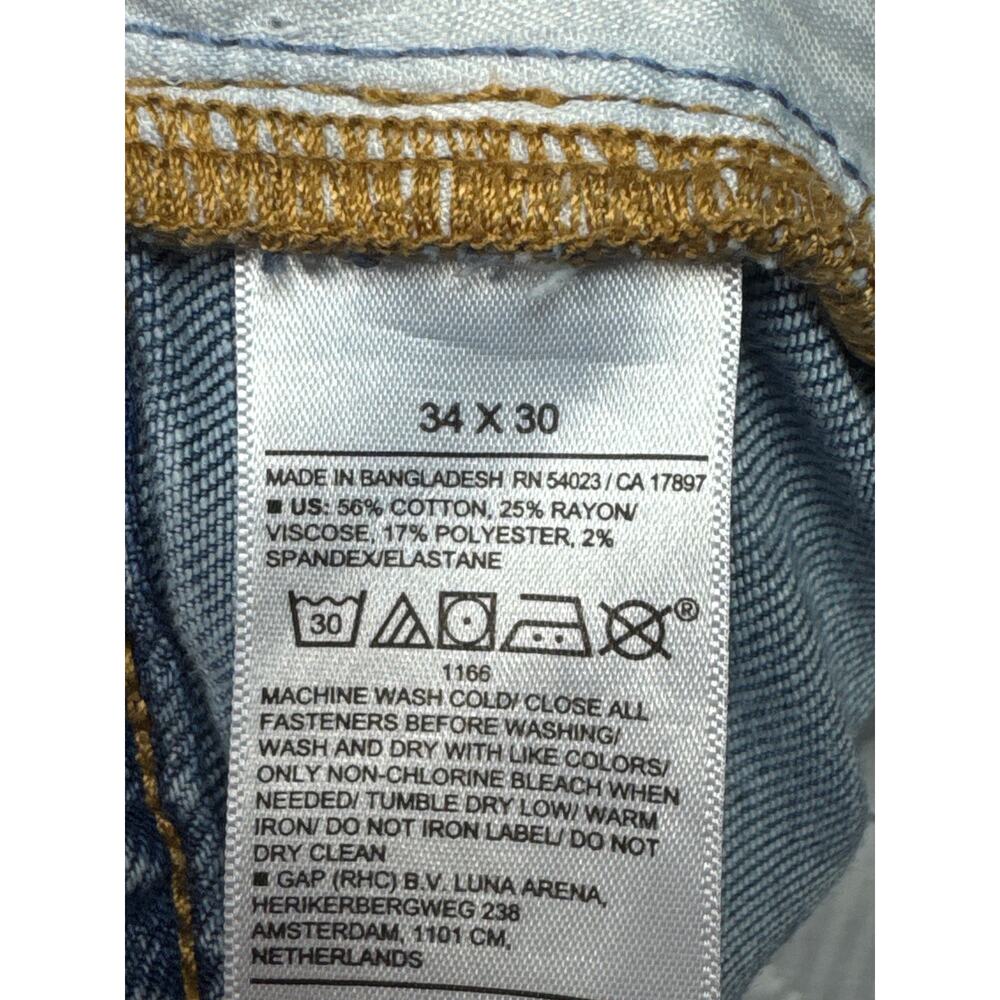 Banana Republic Men's Slim Fit Travel Jean Blue Denim Jeans - 34x30 (34x28.5) - Picture 5 of 6